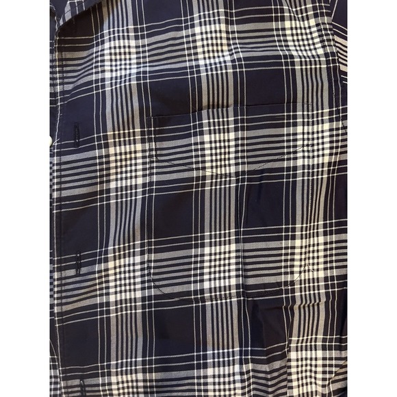 Ralph Lauren Men's Purple Button Up Shirt Cotton Sz S Blue Plaid Italy - Picture 4 of 10